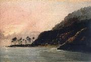 unknow artist A View of Point Venus and Matavai Bay,Looking east oil painting on canvas